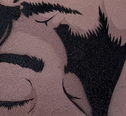 Detail of a cut piece by Omar Bocanegra